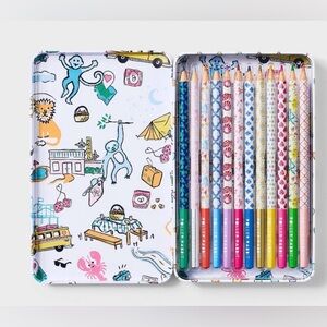 Roller Rabbit x Target Colored Pencils in Case